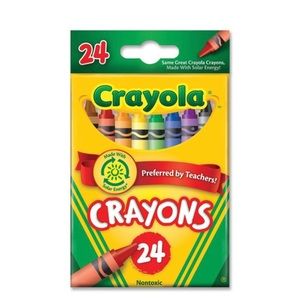Create beautiful finished projects with Crayola Crayons in a 24-Count box.